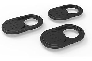 Privise.io Webcam Cover Slide Set of 3pc | PC, Smartphone & Laptop Camera Cover • MacBook, iMac & iPhone • Strong Webcam Stic