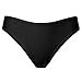 Seekay Women Underwear, 5 Pack Women's Thongs Breathable Cotton Panties(Black,XL)