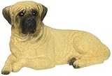 Sandicast Small Size Fawn Mastiff Sculpture, Lying