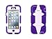 Griffin 605412-SFPL Survivor Case for iPhone 5/5S - 1 Pack - Retail Packaging - Purple/Lavender