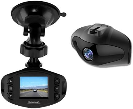Dash Cam Driving Recorder, Delabest Full HD 1080P Mini Car Camcorder with Wide Angle Lens, Loop Recording, G-Sensor, Motion Detection and Night Vision
