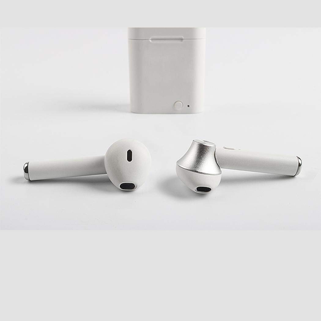 Pinsparkle Bluetooth Wireless Music Earphones Headset Earbuds with Charger Box Headphones