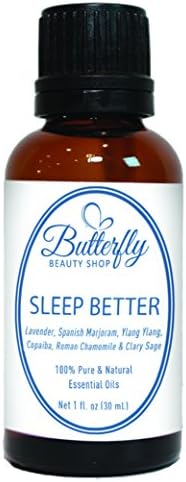 Sleep Better Essential Oil Blend (30mL). A Soothing & Therapeutic Aroma to Help You Relax & Rest.