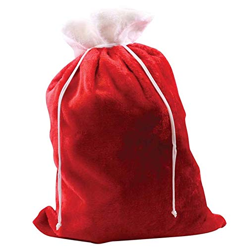 Top Sale Sack - Super Jumbo Printed Santa Mail Design (Plain Plush)