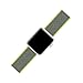 QIENGO Qifit New Nylon Sport Loop with Hook and Loop Fastener Adjustable Closure Wrist Strap Replacment Band for iwatch Apple Watch Series 1 /2 / 3,42mm,Flash