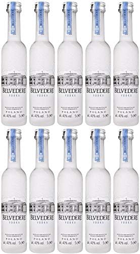Belvedere Pure Polish Plain Vodka 5cl Miniature - 10 Pack