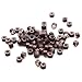Yesurprise 1000 Silicone Micro Link Rings 5mm Lined Beads for Hair Extensions Tool (Brown)