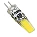 Pack 10,Mini G4 LED Bulb 12V-24V DC or 12V AC 1.5W 200 Lumens,20W Halogen Lamps Equivalent,360° beam angle (Warm White 2700K-3200K)