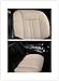 shakar PU Leather Seat Covers for Car Front Seats- Car Leather Seat Cushion Pad,1 Piece (Super-Beige)