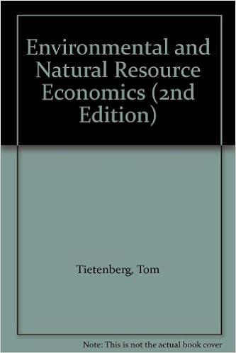 Environmental And Natural Resource Economics 2nd Edition Tietenberg Tom Amazon Com Books