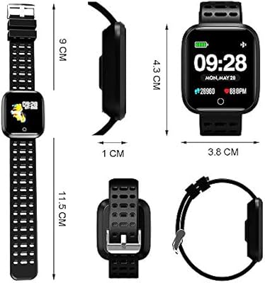 Azorex SmartWatch Multifunción Reloj Inteligente Cuadrado ...