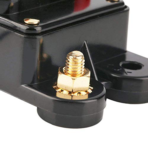 ANJOSHI Circuit Breaker 300amp 50A-300A with Manual Reset Home Solar System Fuse Holder for Car Audio and Amps Protection 12V-24V DC Reset Fuse Inverter Replace Fuses
