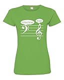 Womens I'm All About That Bass No Treble? Funny Music Lovers Deluxe Soft T-Shirt