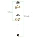 Sun Cling Great Sound Bronze Color Temple Bells Wind Chimes Windchimes