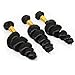 JINREN (TM) Brazilian Virgin Hair Loose Wave Hair Weave 3 Bundles 300g Unprocessed Loose Deep Wave Virgin Human Hair Weave Natural Black 10-28inch (22inch 24inch 26inch)