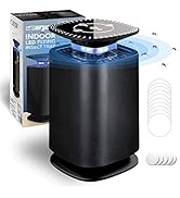 Upenjok Fly Trap Indoor - Killer for Mosquito, Gnat, Fruit Flies, Moth - Non-Zapper Traps for Hom...