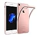 iPhone 7 Case, EasyAcc iPhone 7 Soft TPU Case Crystal Clear Transparent Slim Anti Slip Case Back Protector Cover Shockproof for iPhone 7 - Rose Gold