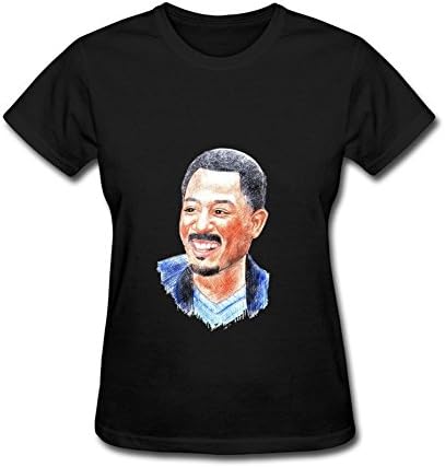 SAMJOSY Women's Martin Lawrence Art T-shirt Size L Black