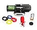 OFF ROAD BOAR 3000 Lb Winch, Electric Winch 12V with Synthetic Rope, Roller Fairlead, Waterproof IP67 ATV UTV Jeep Winches with Wireless Remote and Wired Control