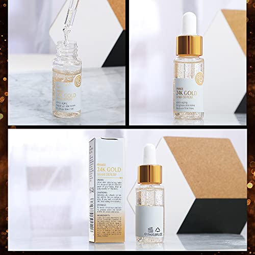 24k Gold Snail Serum, Snail 24k Gold Face Serum, Moisturizing Face