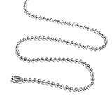 Seventopia Silver Ball Chain Necklace with