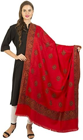 Women's Jamawar Shawl - Warm Shawls and Wraps - Wool Shawls for women