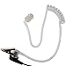 Tenq 5pack 1 Pin Covert Acoustic Tube Earpiece Headset for Motorola Walkie Talkie Two Way Radio 1pin