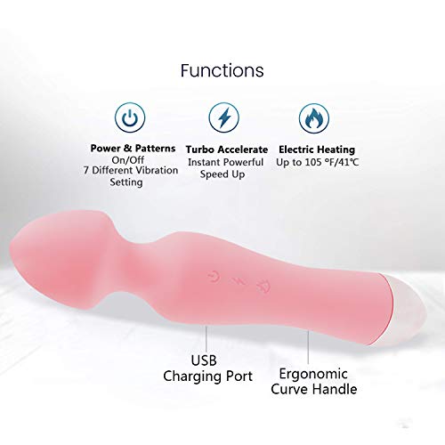 2 Electric+Vibrator+Waterproof+Rechargeable+Vibration