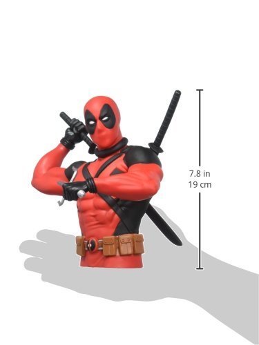 Marvel New Deadpool Bust Bank Action Figure