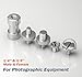 Muscccm Camera Screw, 22 Pcs Tripod Screw Adapter Converter Ring Screw Pack(1/4 male to 1/4 male, 1/4 male to 3/8 male,1/4 female to 3/8 male,1/4 female to 3/8 female,2 pcs1/4 D-ring Screw)