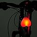 OUTHOME Waterproof Cycling Heart Shaped Bike Tail Light, Red