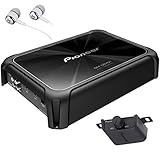 Pioneer GM-D9701 2400W Max 1-Channel GM Digital Champion Series Class-D Monoblock Car Audio Stereo Amplifier w/Wired Bass Boost Remote and Free Alphasonik Erabuds