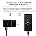 Samsung Note 9 Fast Charger / Galaxy S9 / Galaxy S8 /Note 8 Adaptive Fast Charger Samsung S10 / S9/ S8 Charger [Charging Adapter + Type-C Cable] 5 FT – 75% Faster Charging! Compatible with Samsung OEM Products      