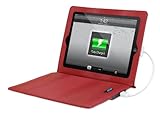 Innovative Technology Ultra-Slim Justin Power Case for iPad - Red (ITJ-4231RED-Q)