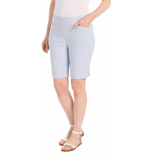 Hilary Radley Womens Pull On Ankle Pants Pockets SZ