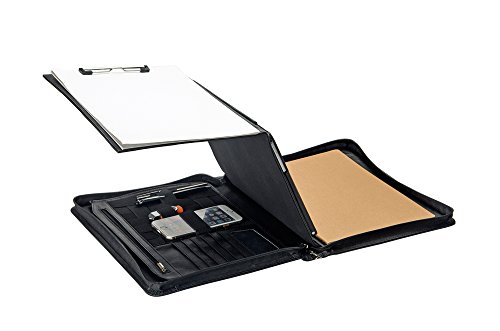 Premium Leather Organizer Padfolio with Folding Center Panel, for The New Surface Pro