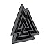 M-Tac Valknut Viking Norse Rune Morale Patches Military Tactical Army (Gray)