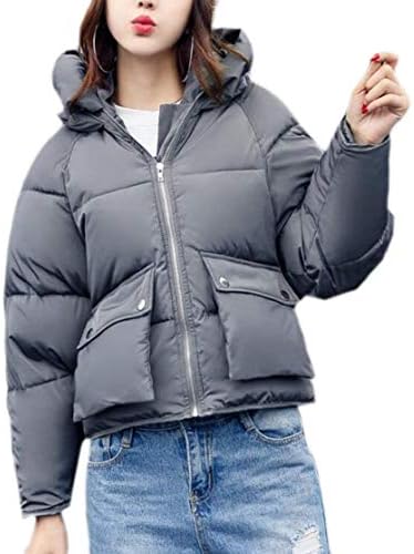 ChengZhong Women Peacoat Packable Quilted Hood Autumn Winter Outerwear Down Coat