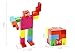 TooGet Brain Teaser Puzzle,Wooden Magic Cube Robot - Multi Color