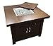 AZ Patio Heaters GS-F-PC Propane Fire Pit, 40,000 BTU, Square, Antique Bronze Finish primary