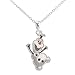 Disney Frozen Olaf the Snowman Pendant With Frozen Gift Box.Silver Pltd