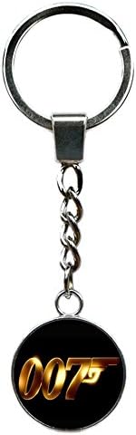 Athena Brand James Bond 007 Spectre Movie Key Ring Keychain for House Boat Auto Keys