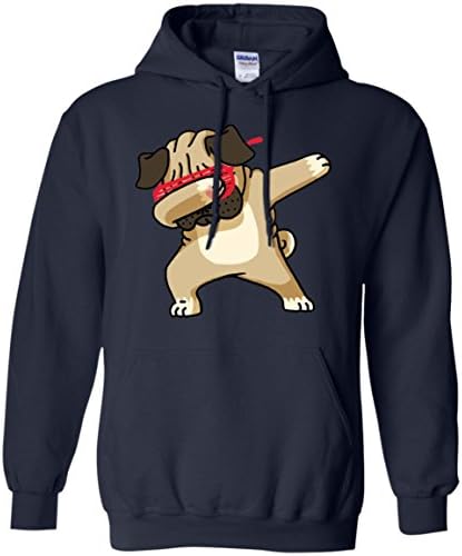 Dabbing Pug Dog Shirt, Funny Pug, Cute Dog Dabbing, Gifts Fof Pug Dog Lover Hoodie
