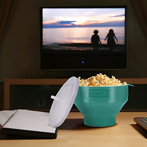 The Original Korcci Microwaveable Silicone Popcorn Popper, BPA Free