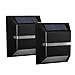 Mpow Solar Fence Light, Outdoor Waterproof Fence Light Auto Turn On/Off Security Light for Patio Garden Landscape Path Yard Deck - 2 Pack