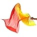 Eforstore 1.8M Dance Fan Veil Hand Made Belly Dancing Silk Bamboo Long Fans Veils Folk Art Chinese Yangko Party Stage Performance Foldable Fan 3 Color Gradient