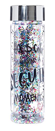 Claires JoJo Siwa Confetti Shaker Water Bottle