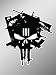 NI928 3 Percenter Machine Gun Punisher Skull Decal Sticker | 5.5 Inches By 4.5 Inches Premium Quality Decal Sticker