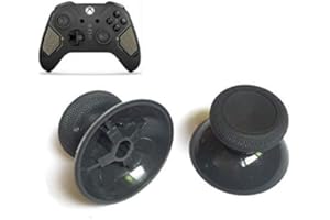 UCKY DO 2PCS 3D Analog Joystick Cap Thumb Stick Cap Thumbstick Replacement for Xbox One Elite Controller (Gray)