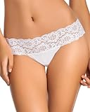 Leonisa Women's Low Rise Thong in Delicate Lace